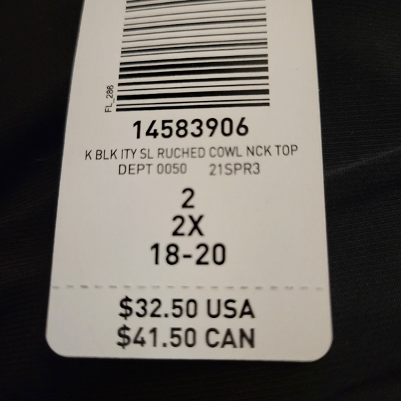 SOLD Torrid Ruched Cowl Neck Tank - Picture 5 of 5